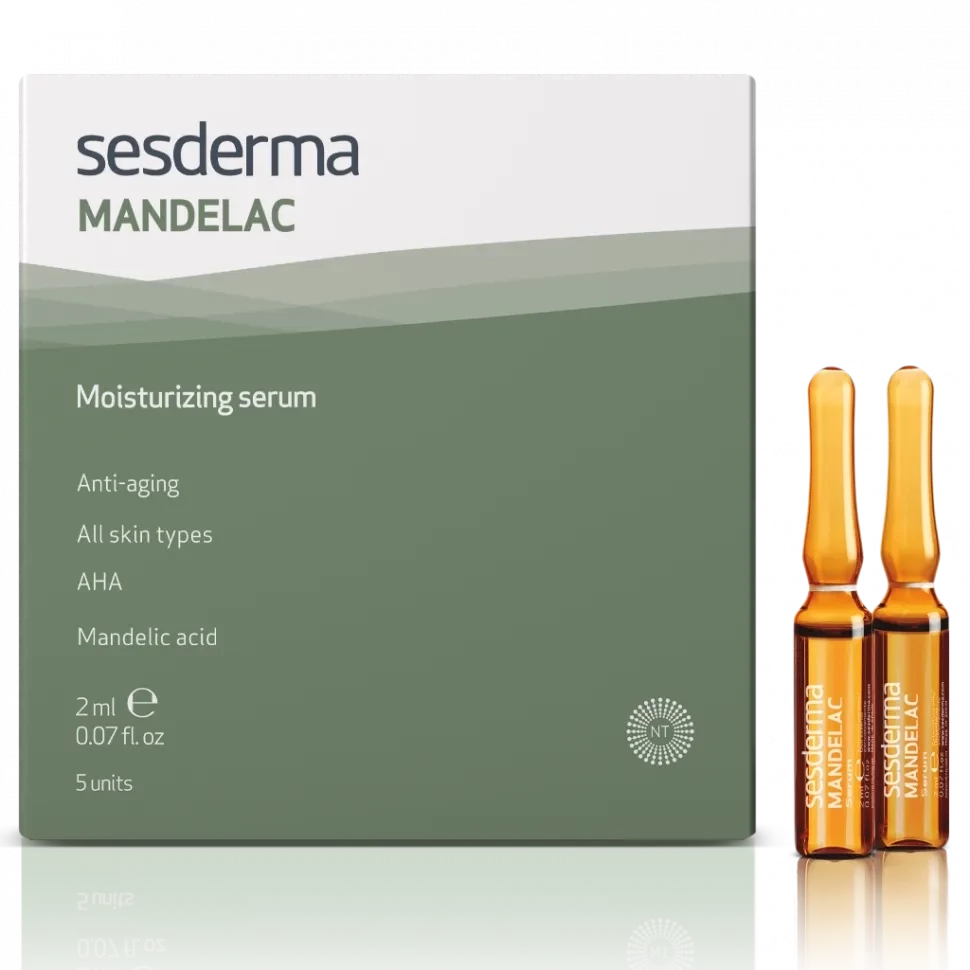MANDELAC Moisturizing serum – Сыворотка увлажняющая, 5 шт. по 2 мл срок 08.24